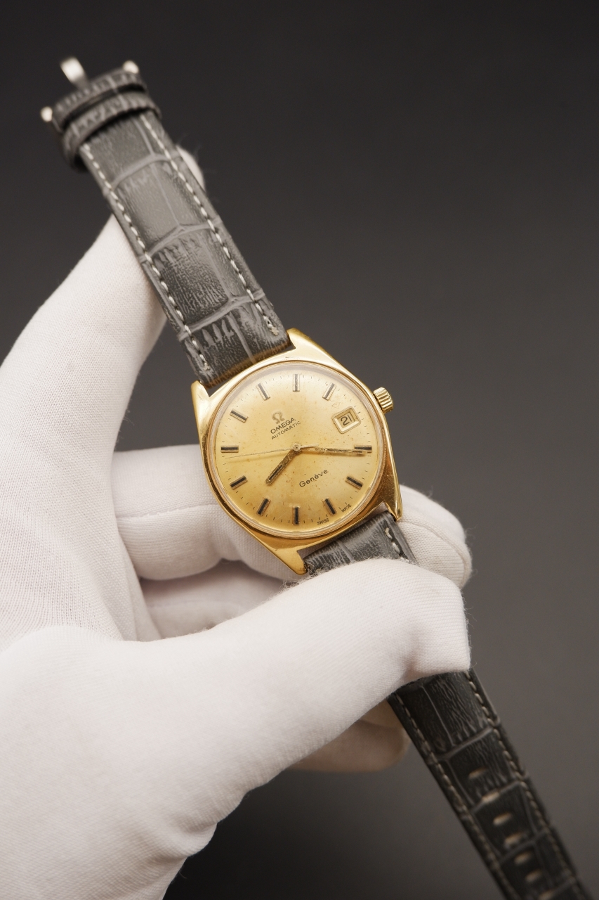 Omega Genève Automatic Date Gold Plated (166.041, 1969)