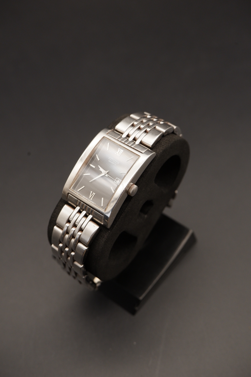 Citizen Tank Rectangular Quartz Black Dial (1012-S020824)