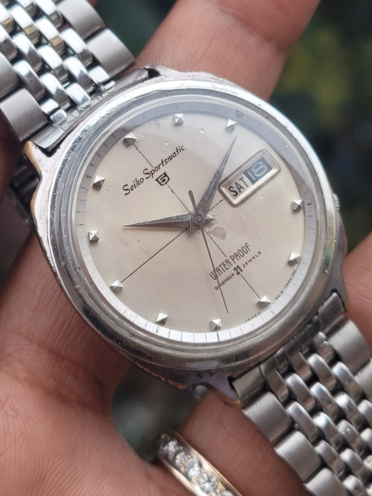 Seiko Sportsmatic - Silver Dial (6619-7990, 1970)