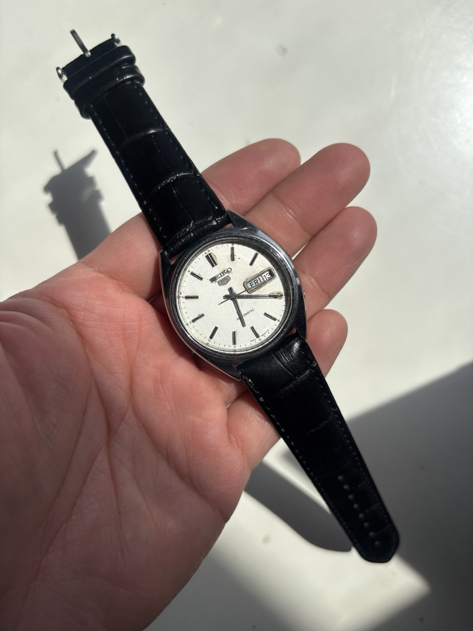 Seiko 5 Automatic - Aged White (6309-8840, c. Late 1970s)