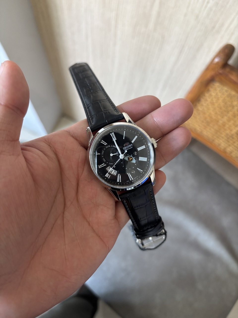 Orient Sun and Moon Automatic - Black (RA-AK0001B)