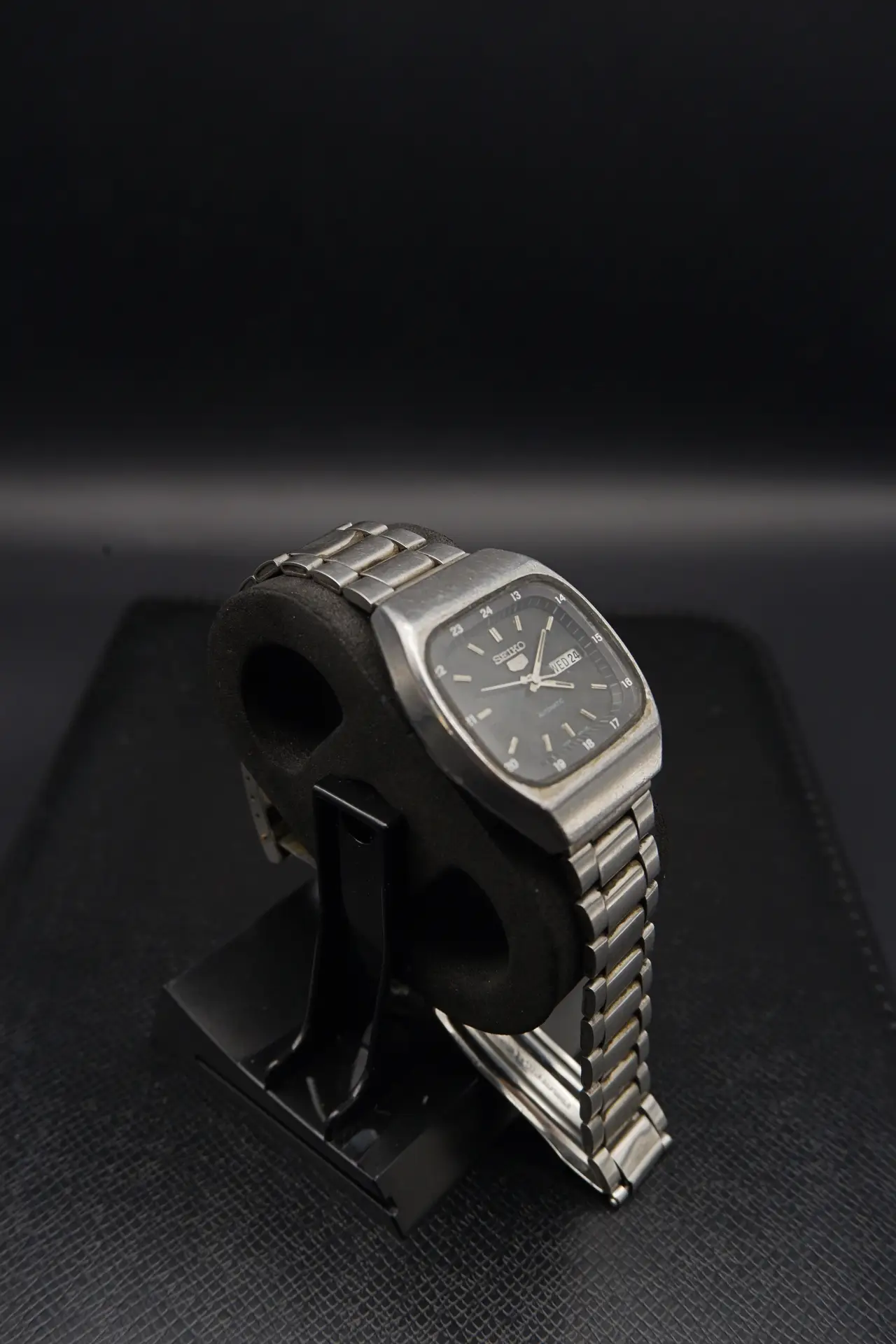 Seiko 5 TV Dial Automatic - Black Dial (6309-5030, 1970s)