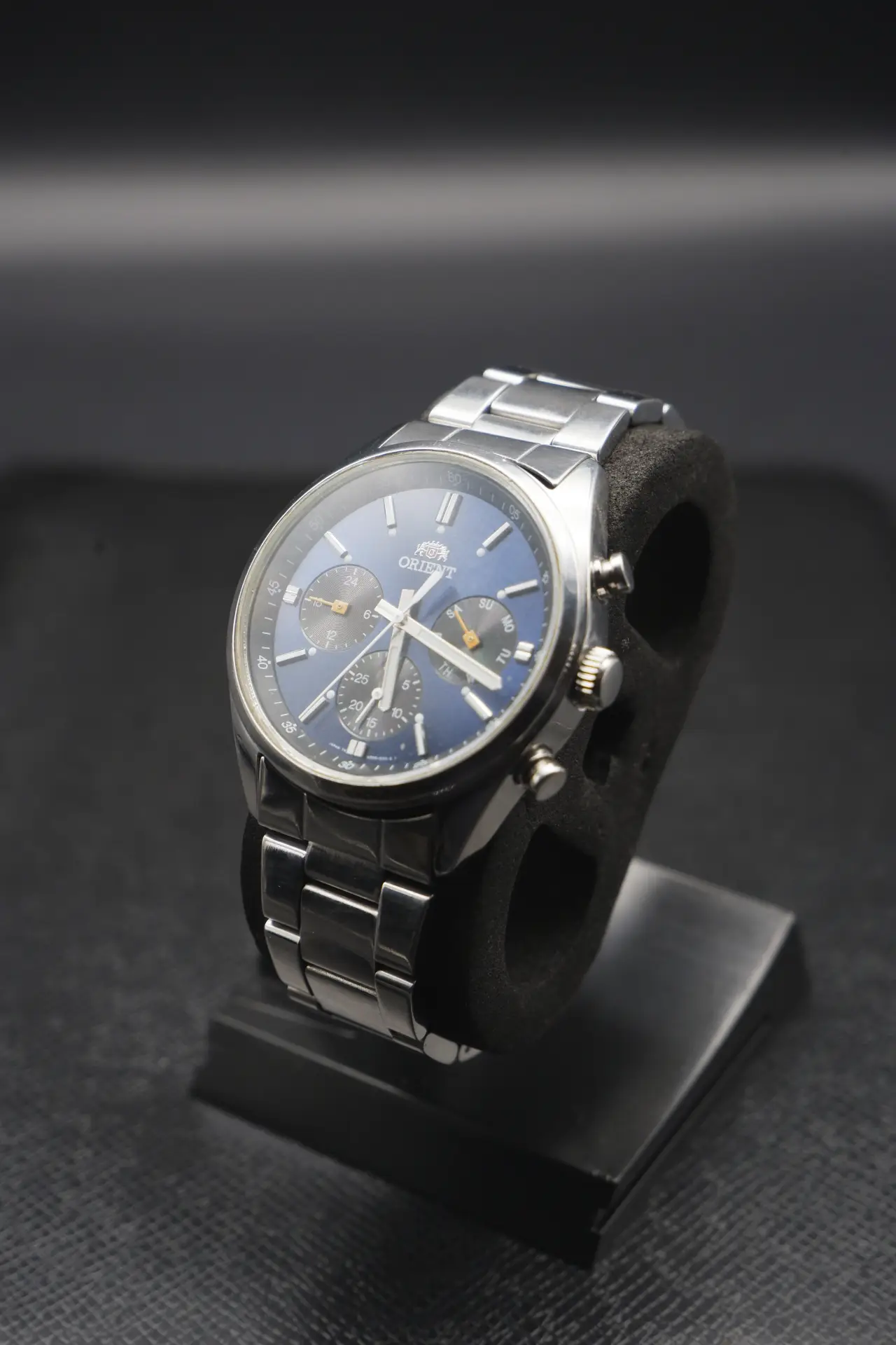 Orient UZ00-C0-B Chronograph - Blue Dial (UZ00-C0-B, 2010s)
