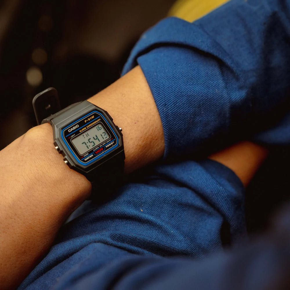 Casio F-91W Vintage - Black Resin