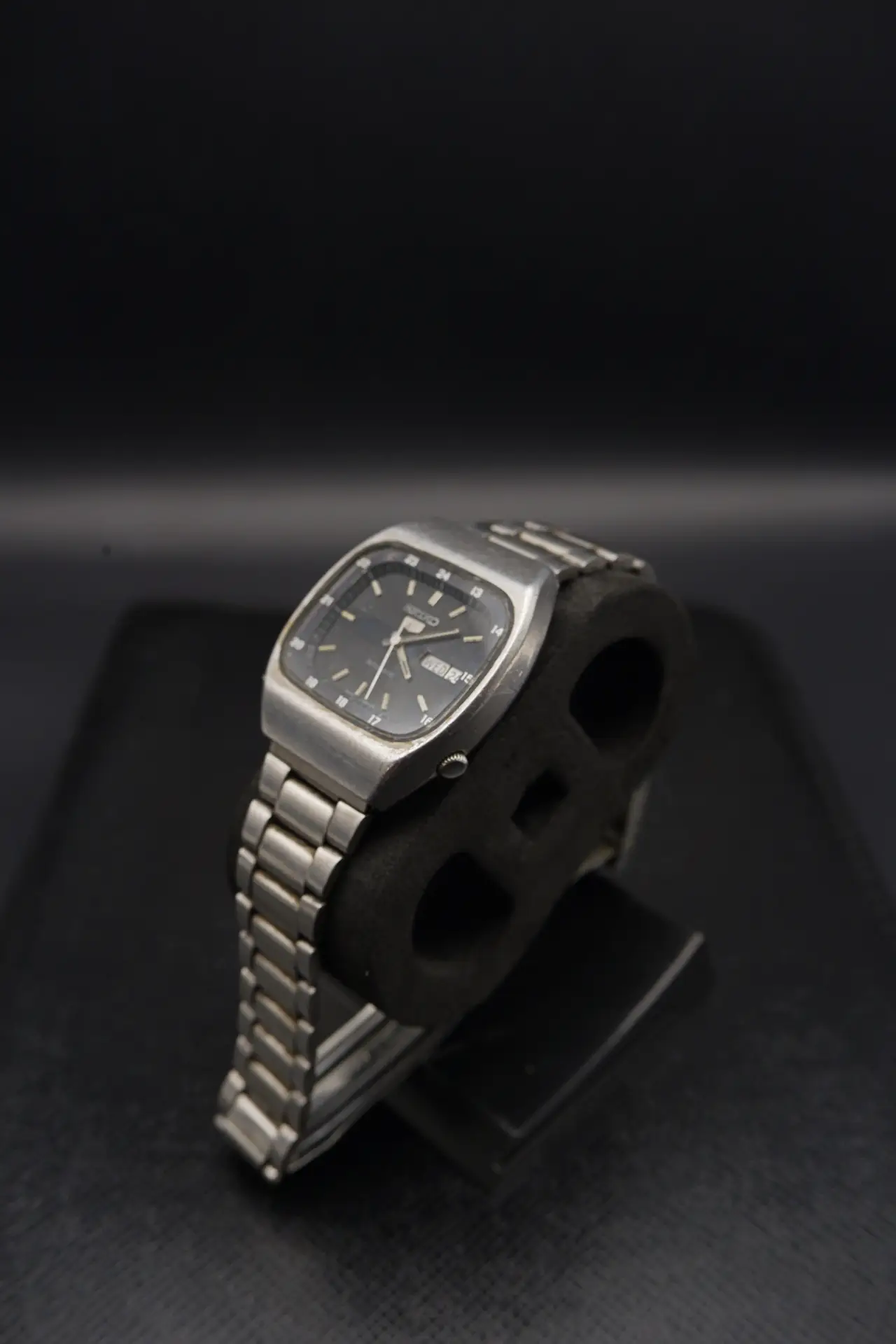 Seiko 5 TV Dial Automatic - Black Dial (6309-5030, 1970s)