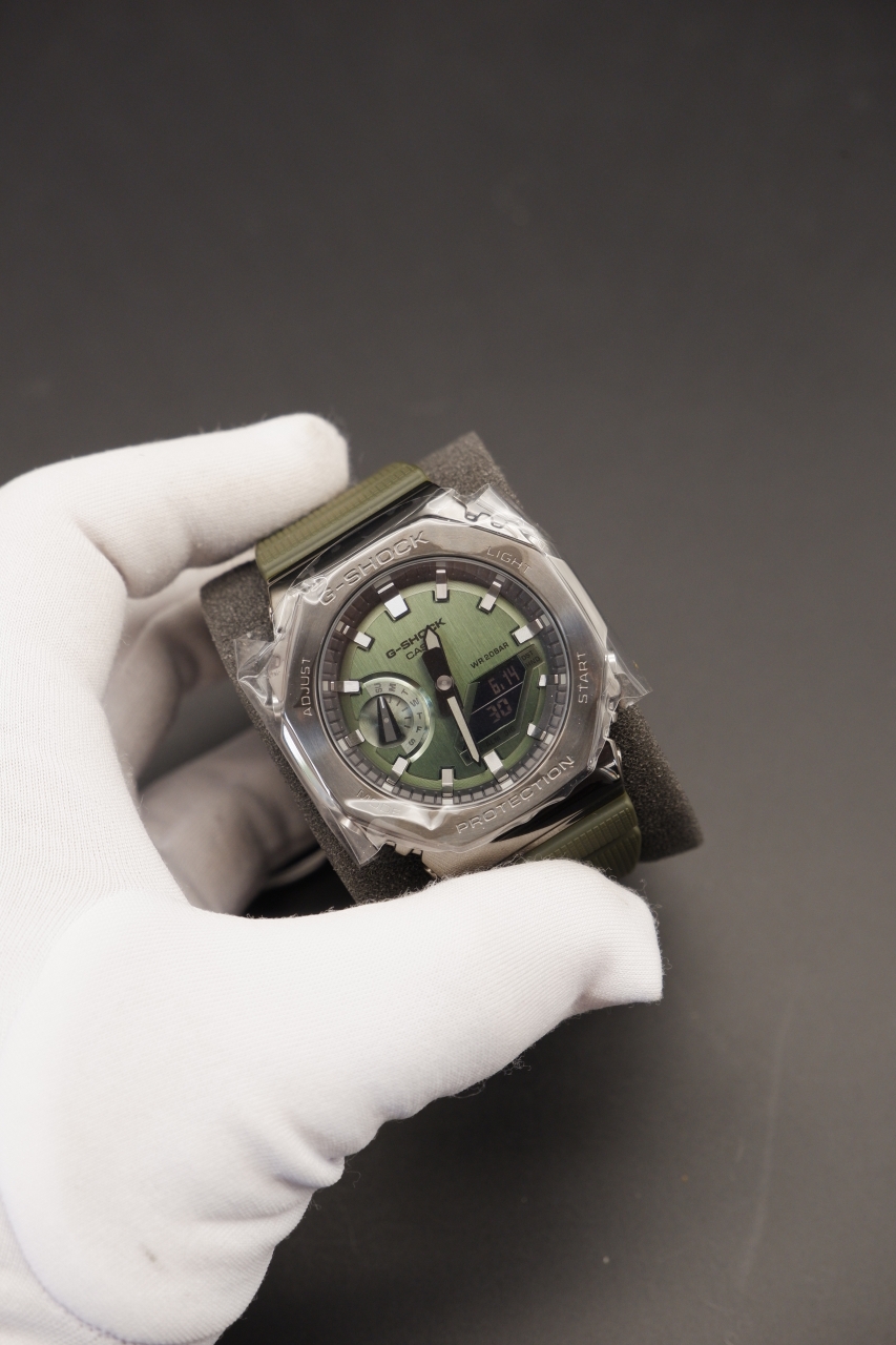 Casio G-Steel - Green Dial Analog-Digital (GM-2100B-3A)