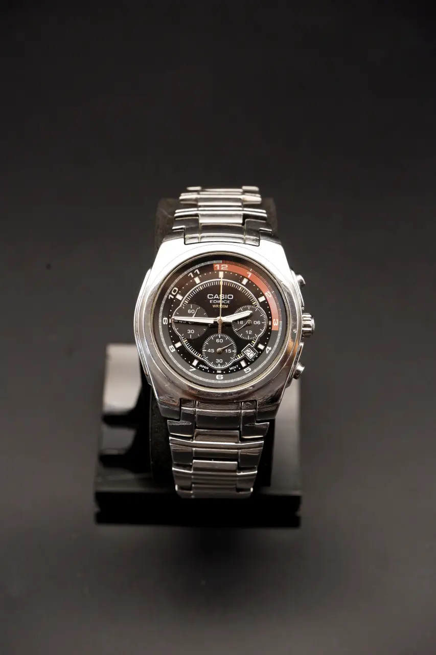 Casio Edifice Chronograph - Black Dial (EF-513D, 2000s)