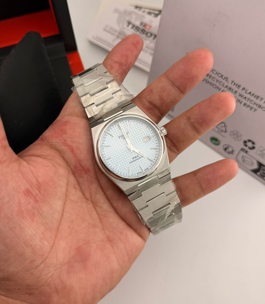 Tissot PRX Powermatic 80 - Ice Blue (T137.407.11.351.00, 2025)