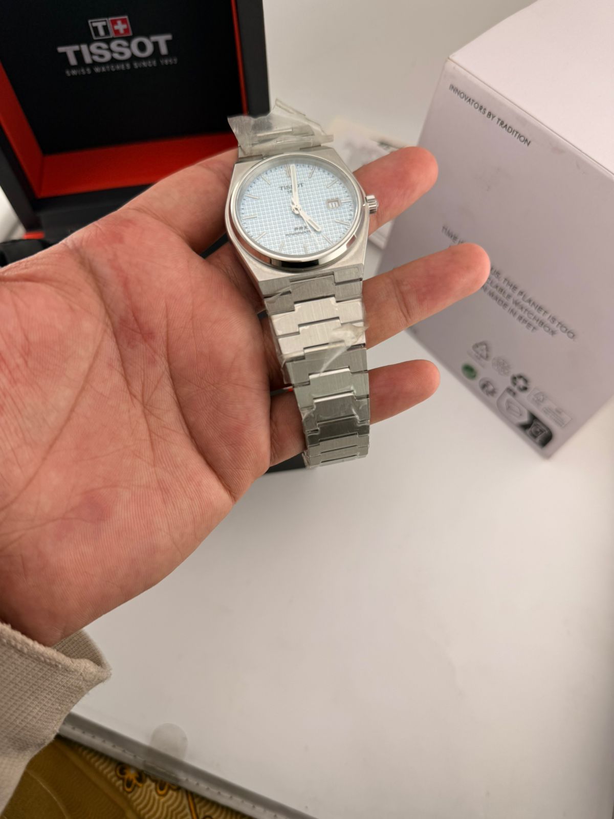 Tissot PRX Powermatic 80 - Ice Blue (T137.407.11.351.00, 2025)