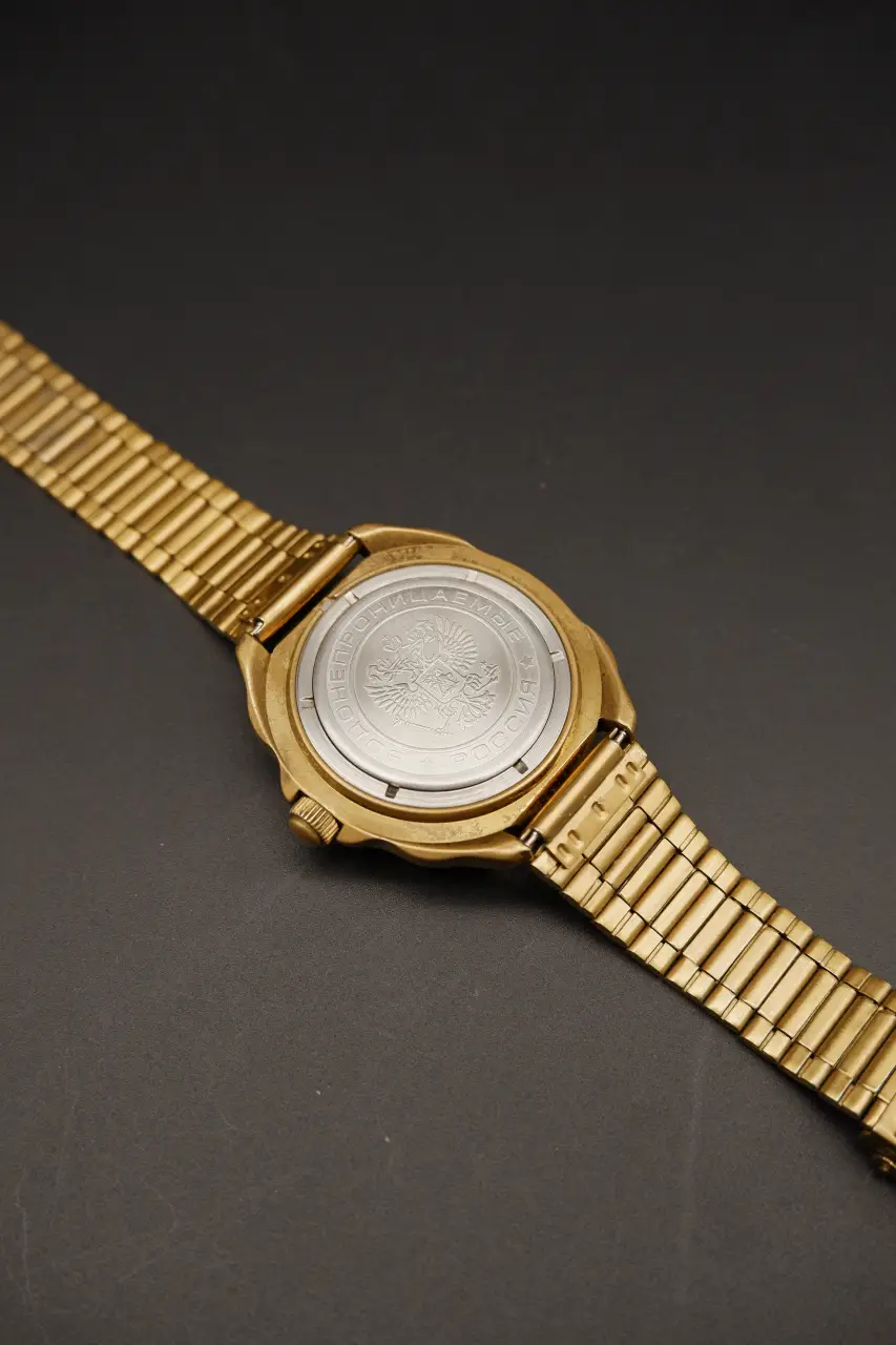 Vostok Komandirskie Manual Wind - Champagne Dial (Soviet Era)