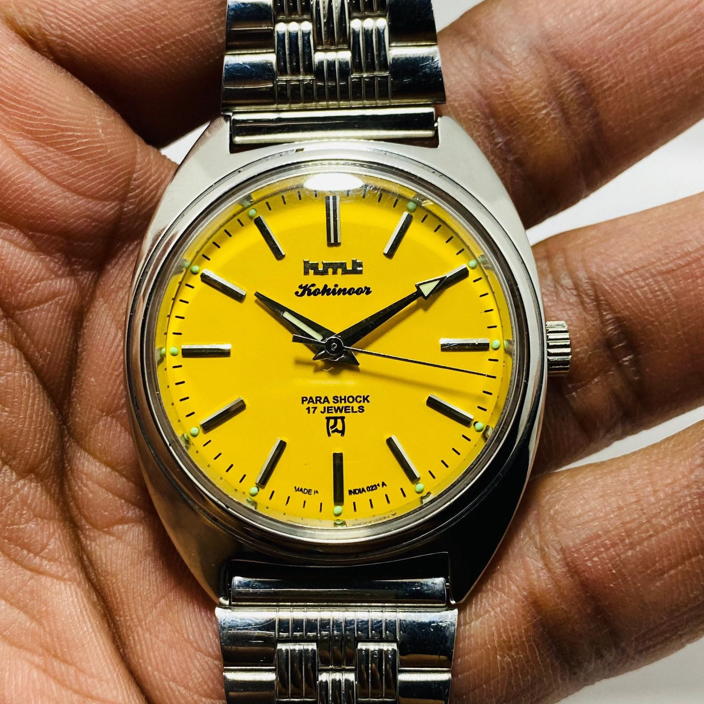 HMT Kohinoor – Iconic Lemon Yellow Dial