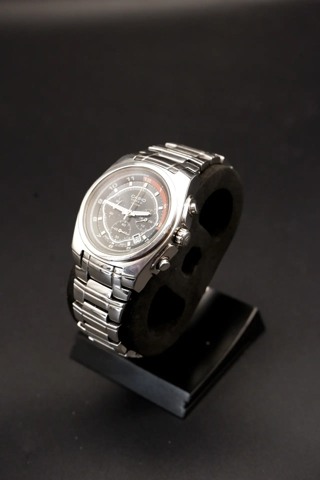 Casio Edifice Chronograph - Black Dial (EF-513D, 2000s)