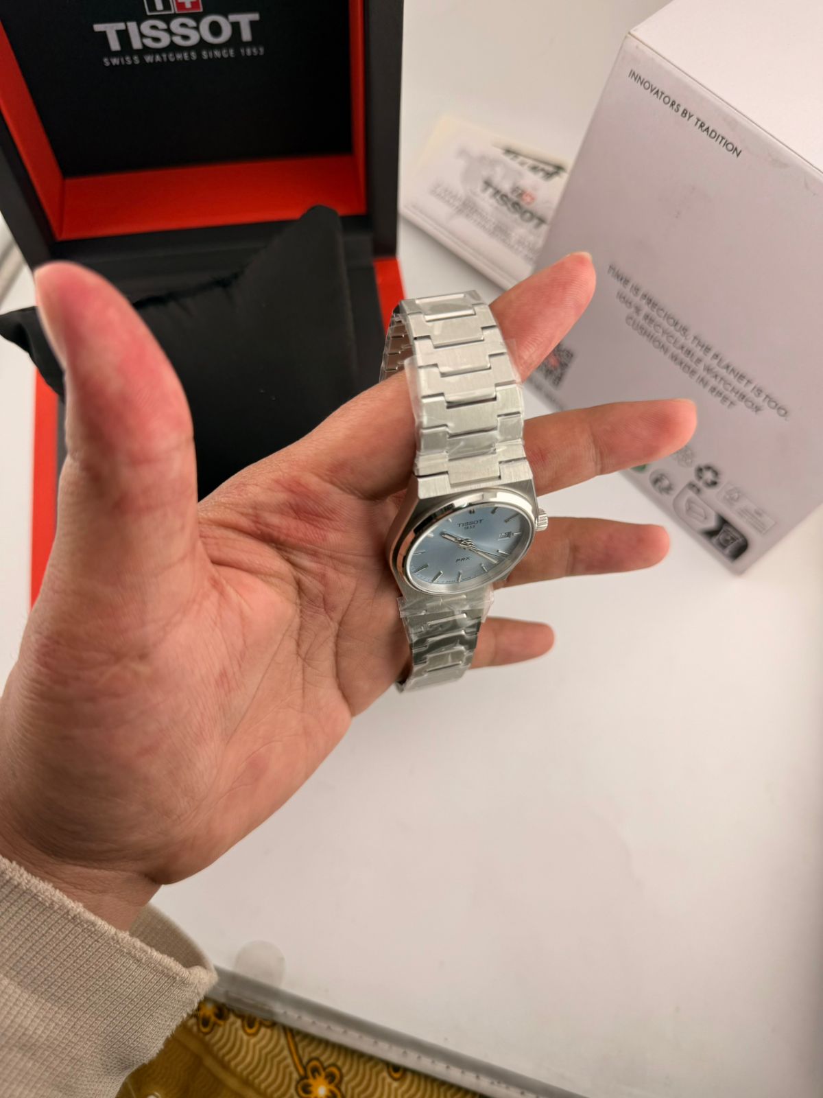 Tissot PRX Quartz 35mm - Ice Blue (T137.210.11.351.00, 2025)