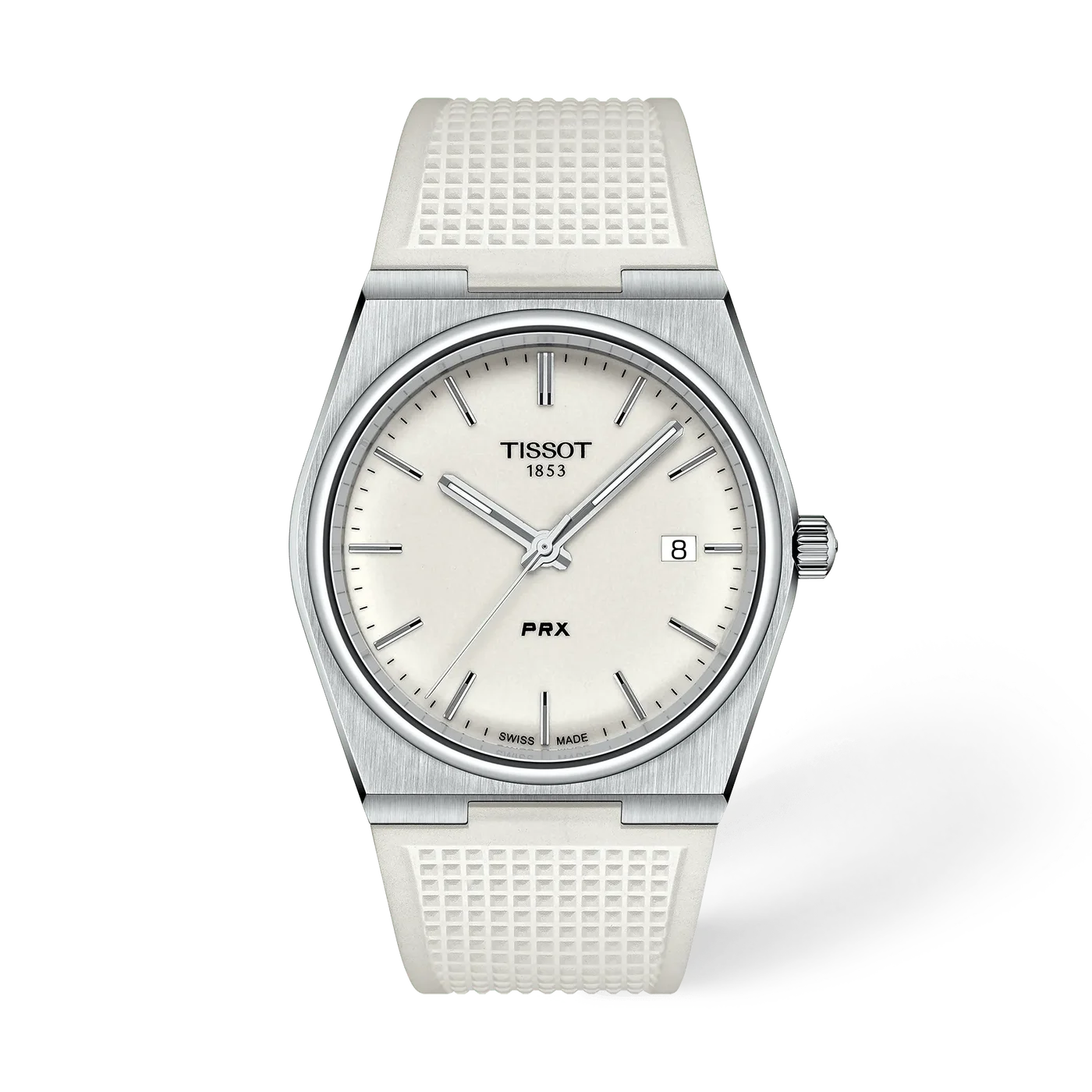 Tissot PRX 40mm White Dial White Rubber (T137.410.17.011.00)