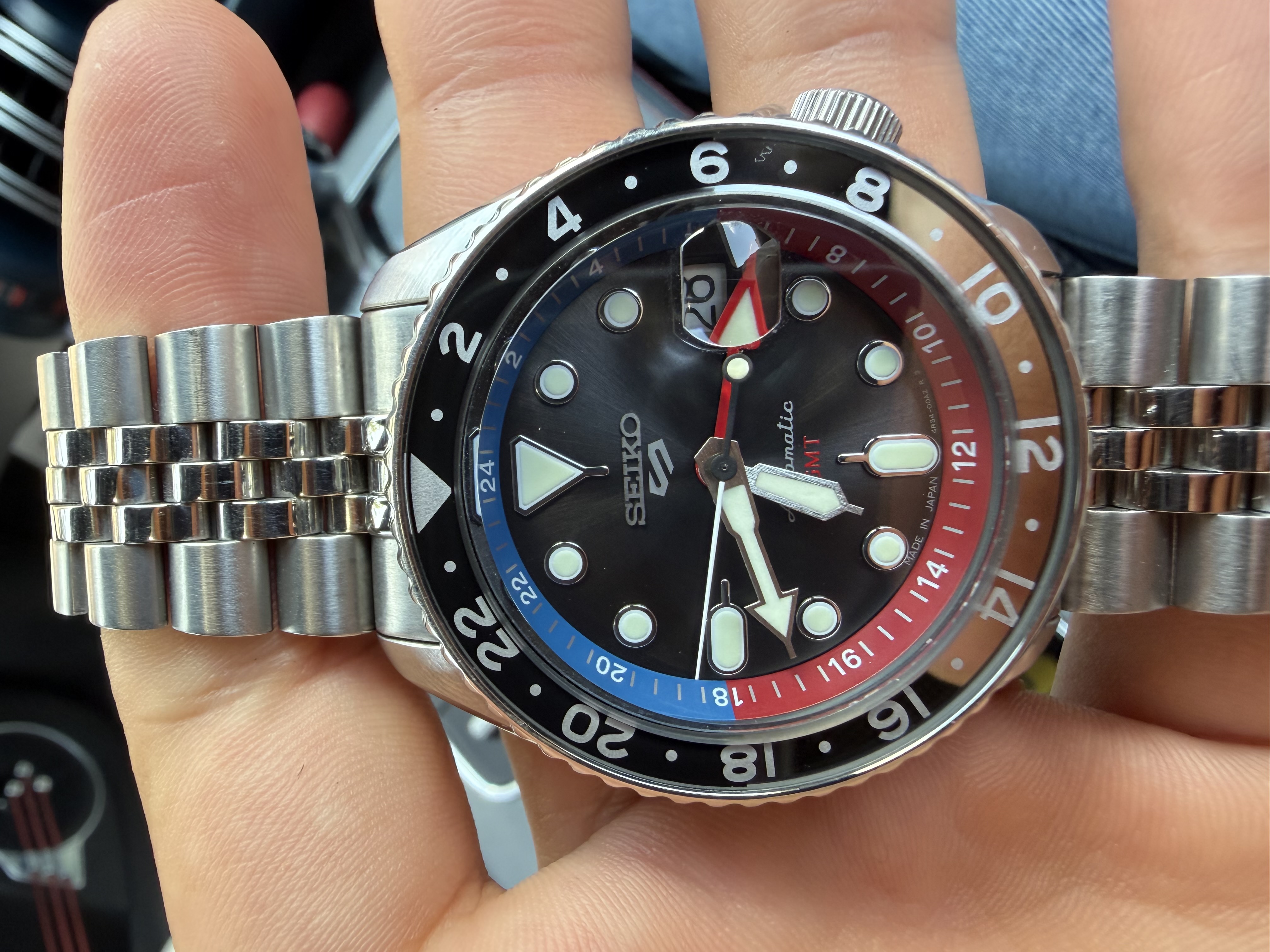 Seiko 5 Sports GMT - Black Dial (SSK001, 2024)