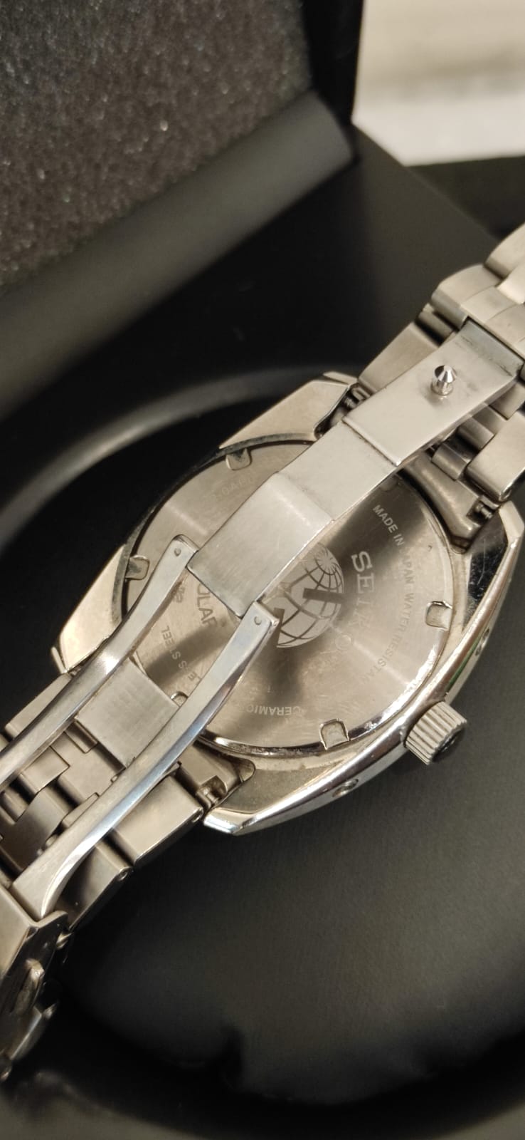 Seiko Astron GPS Solar 39mm Black Dial