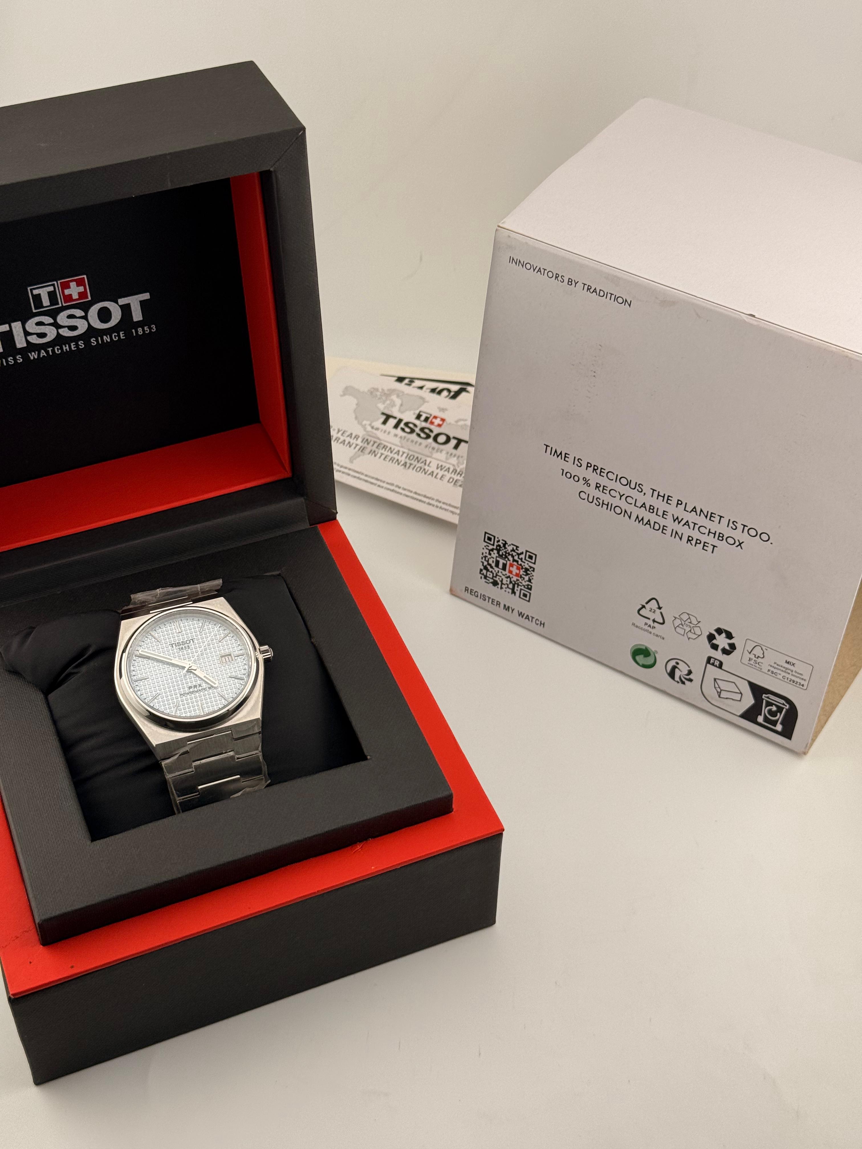 Tissot PRX Powermatic 80 - Ice Blue (T137.407.11.351.00, 2025)