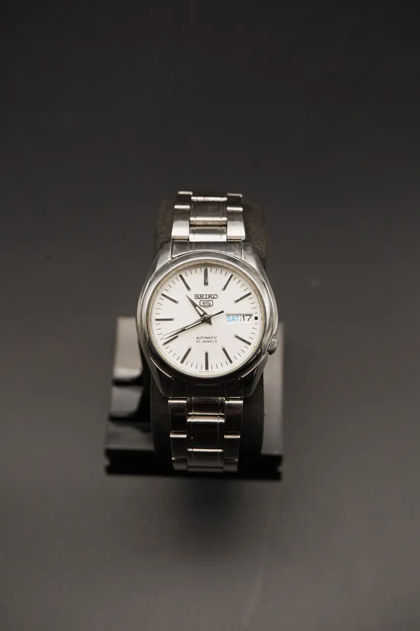 Seiko 5 Automatic - White Dial (7S26-01V0, 1990s)