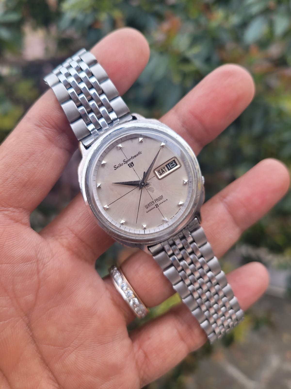 Seiko Sportsmatic - Silver Dial (6619-7990, 1970)