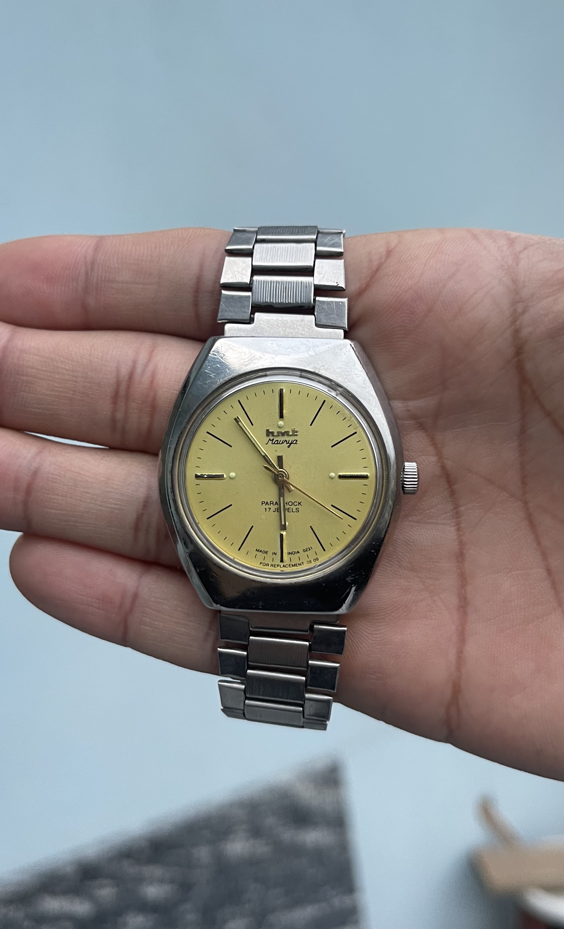 HMT Maurya Manual Wind - Champagne Dial (050585, 1990)