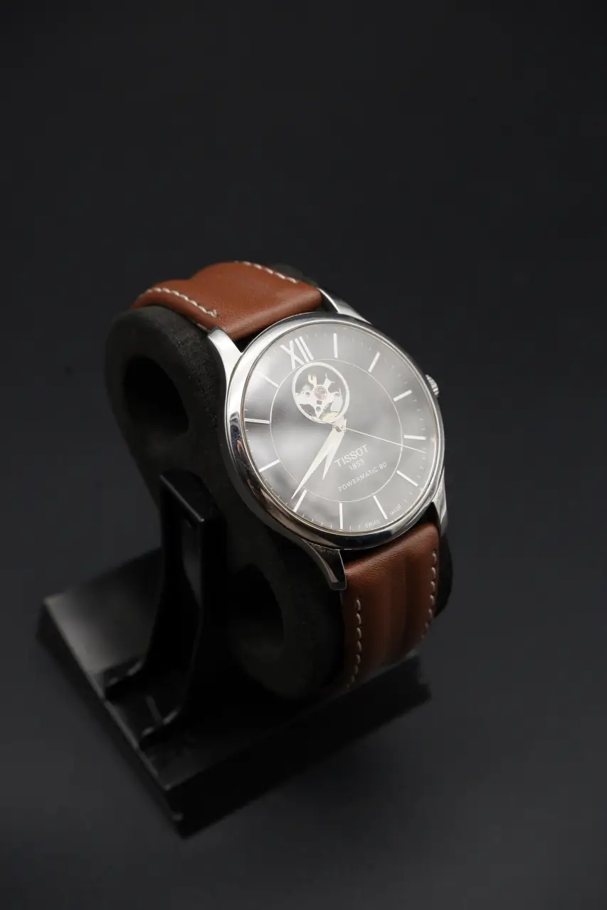 Tissot T-Classic Automatic Open Heart - Black Dial (T063.907.A, 2010s)