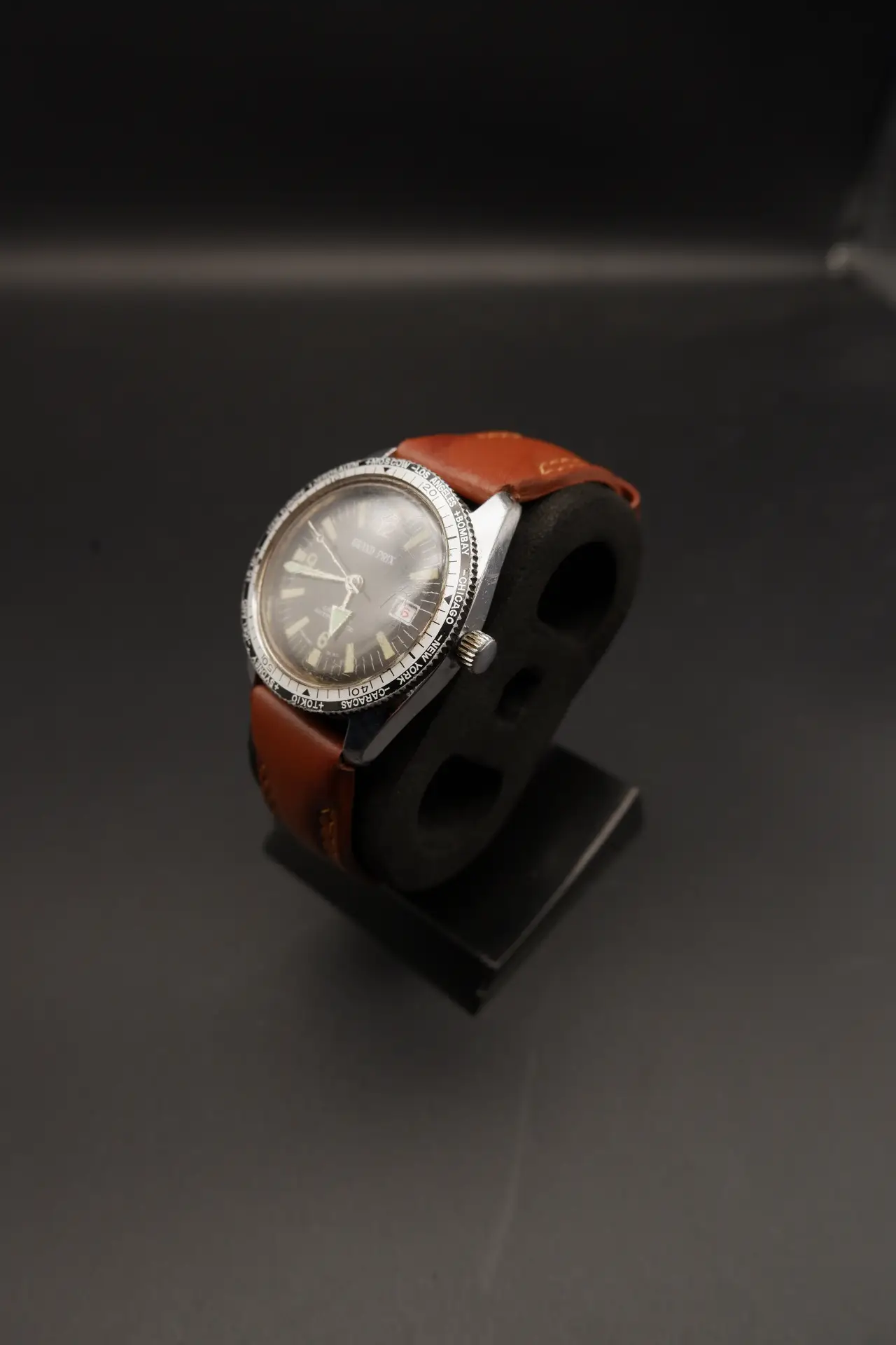 Grand Prix World Time Skin Diver - Black Dial (Late 1960s)