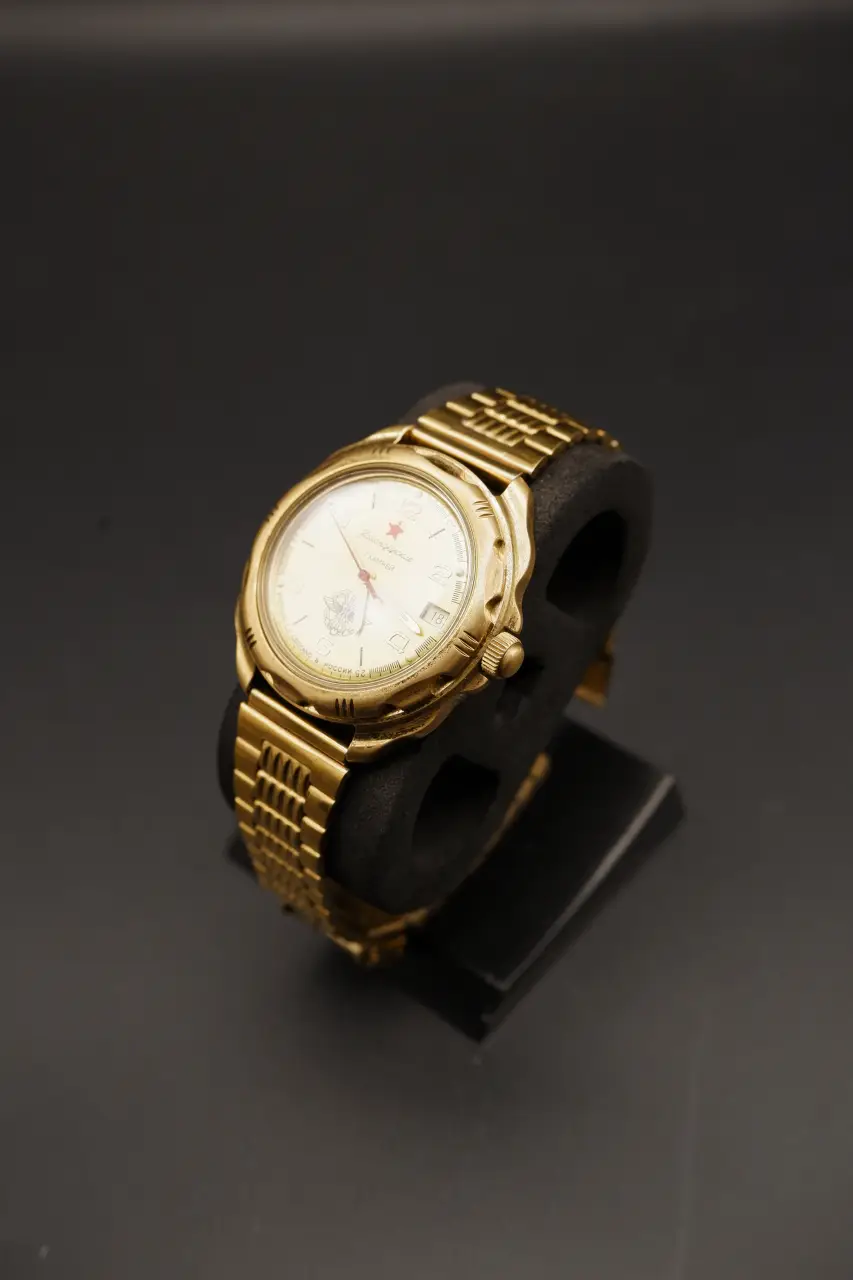 Vostok Komandirskie Manual Wind - Champagne Dial (Soviet Era)