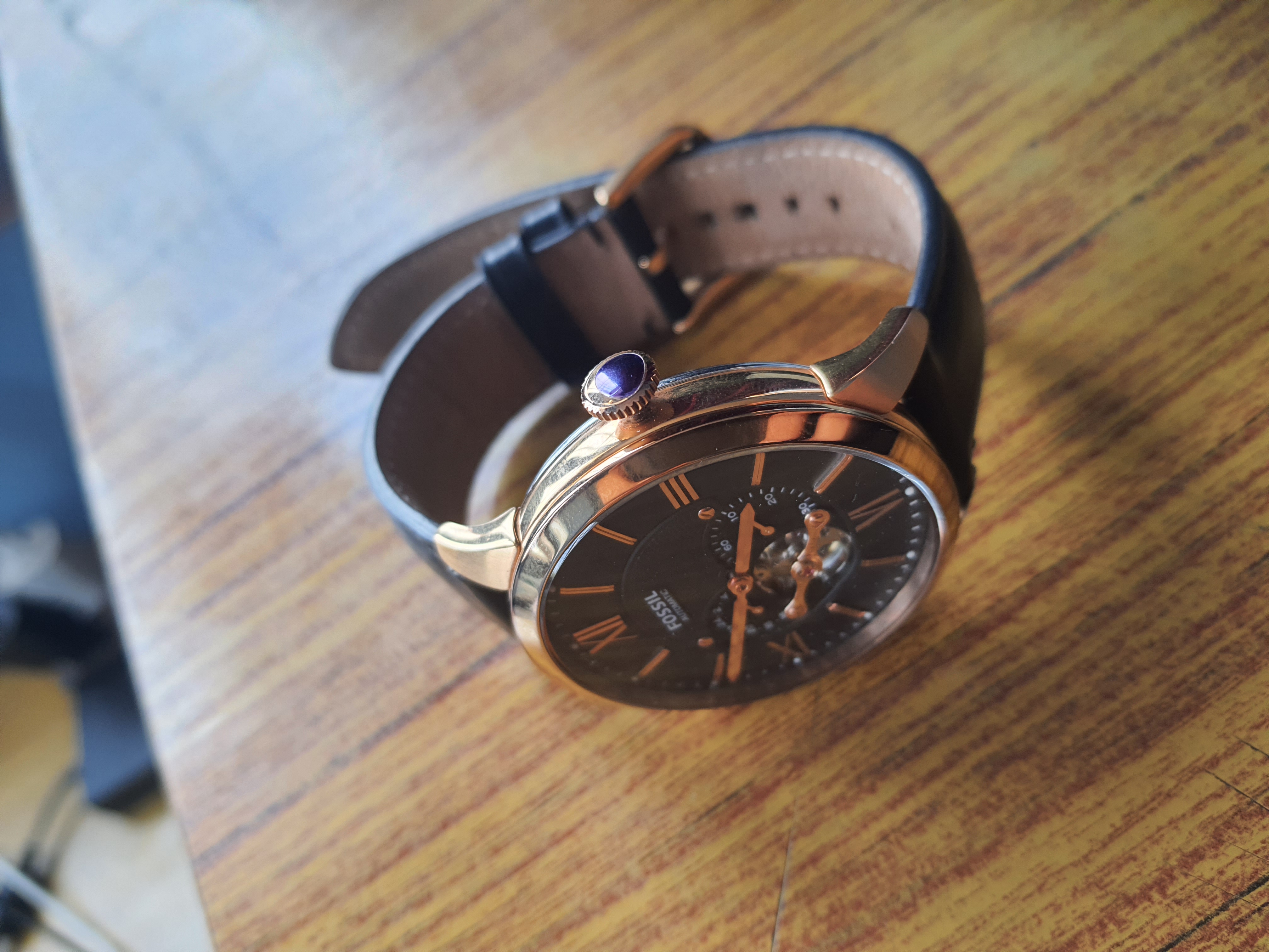 Fossil Townsman Automatic - Black/Rose Gold (ME3170, 2022)