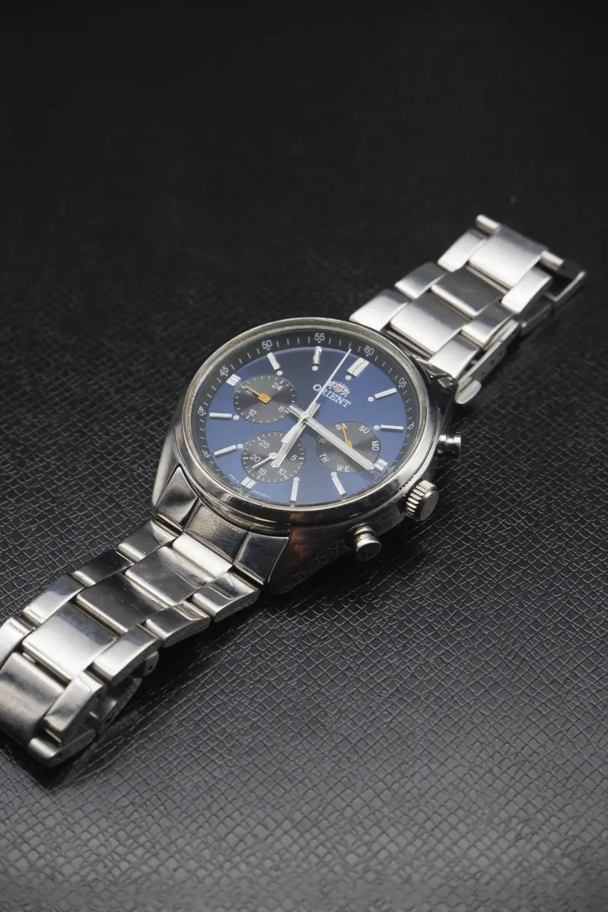 Orient UZ00-C0-B Chronograph - Blue Dial (UZ00-C0-B, 2010s)