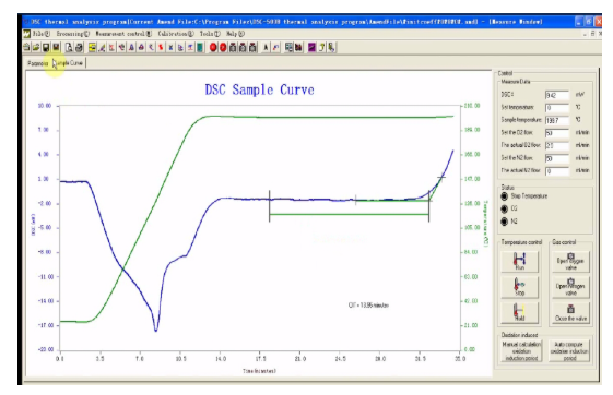 Digital Screen Differential Scanning Calorimeter