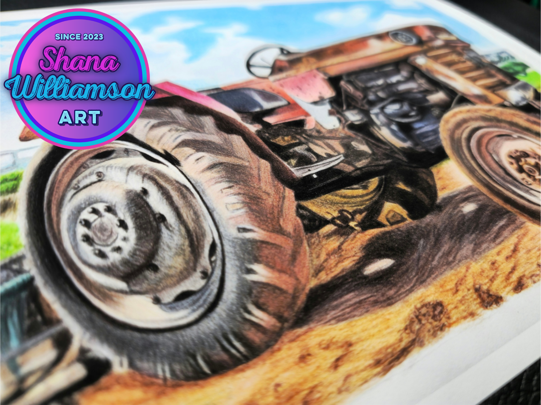 "Farm Life" HOT PRESSED Fine Art Print