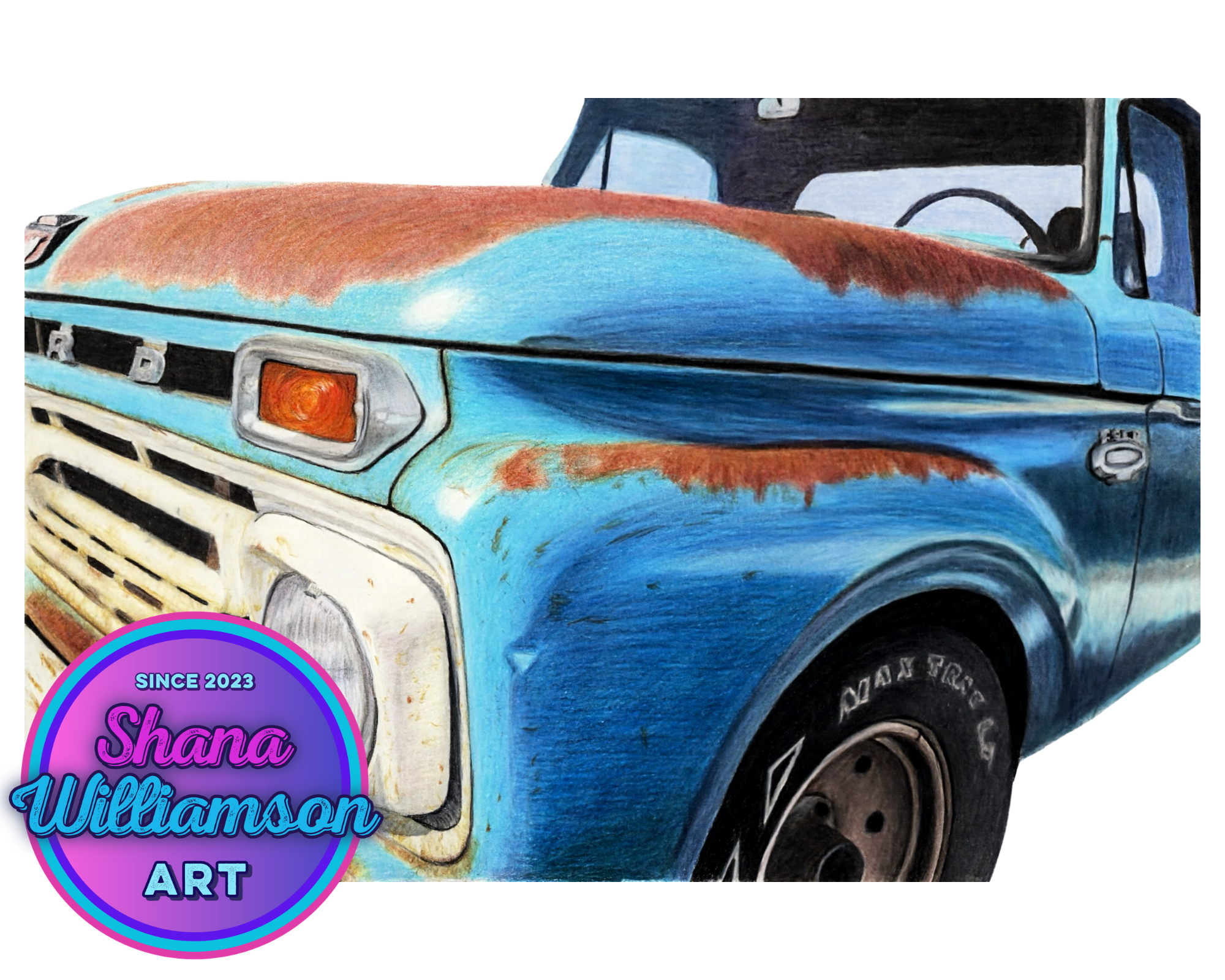 Vintage Truck Art Print