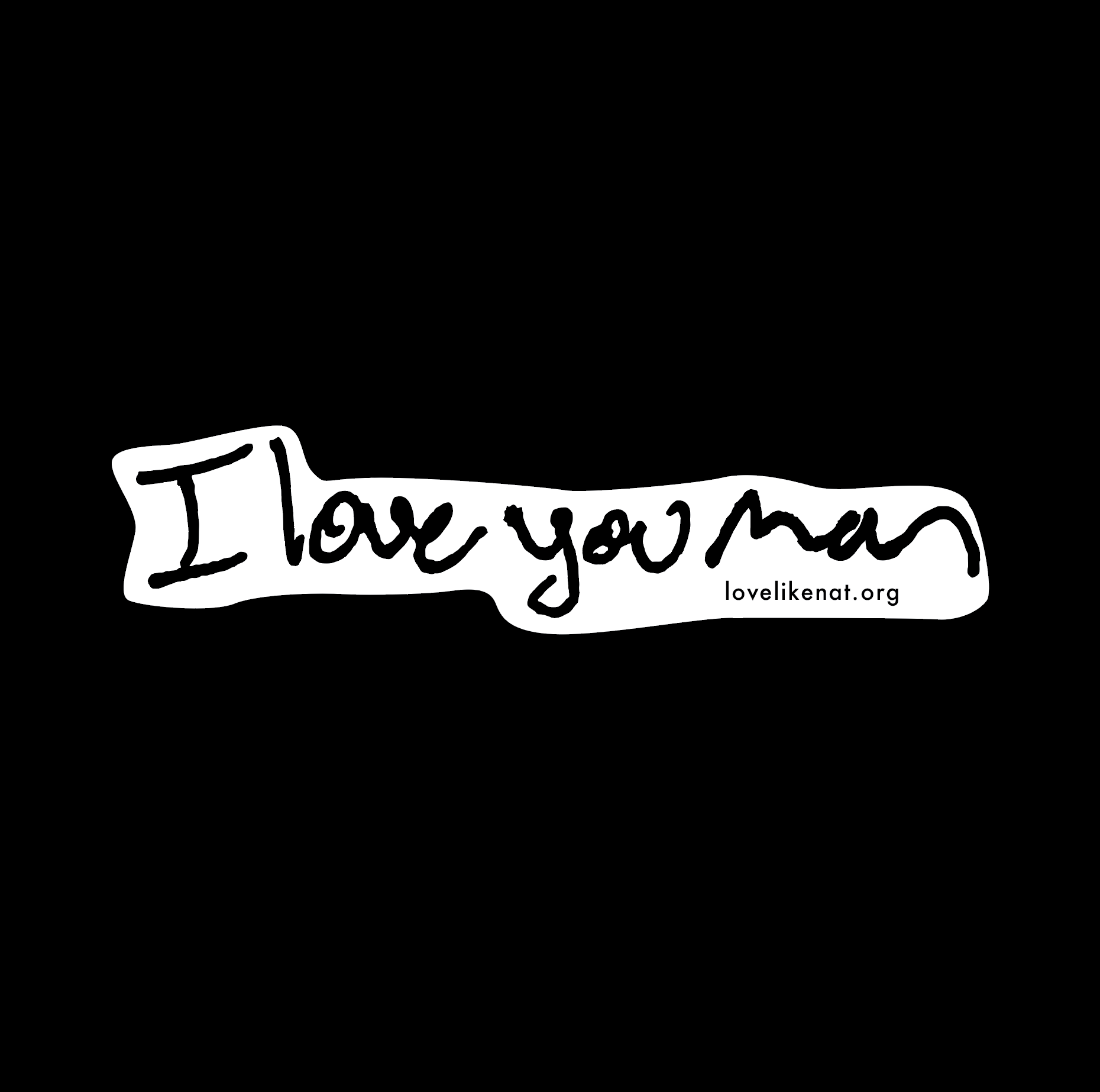 I Love You Man sticker