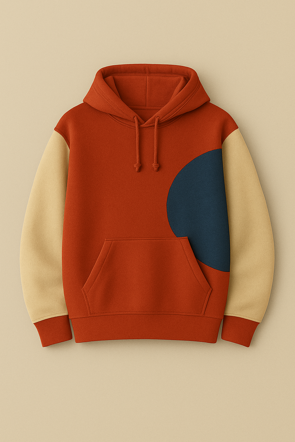 Retro Color Block Hoodie