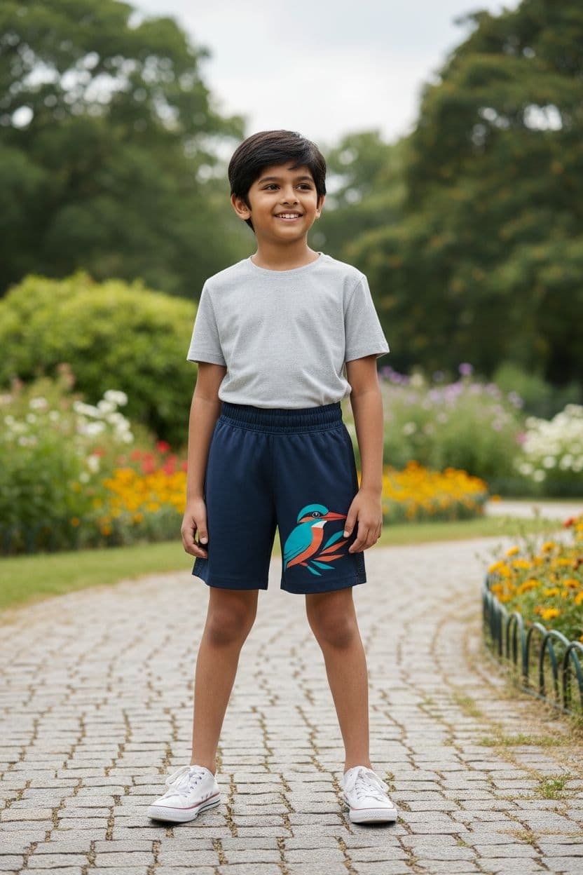 Kids' Blue Bird Shorts