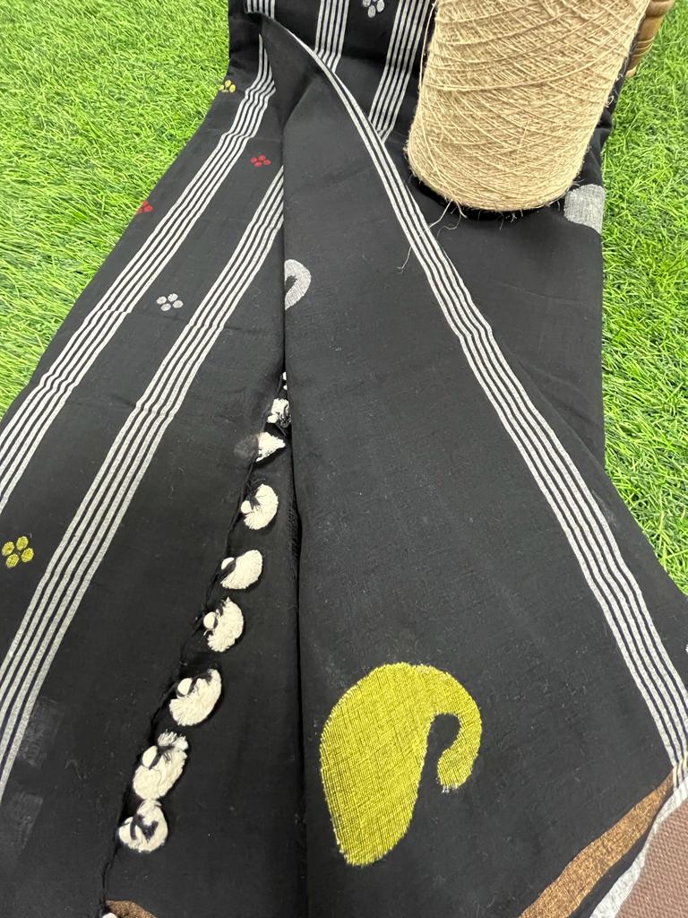 Elegant Hemp Silk Saree