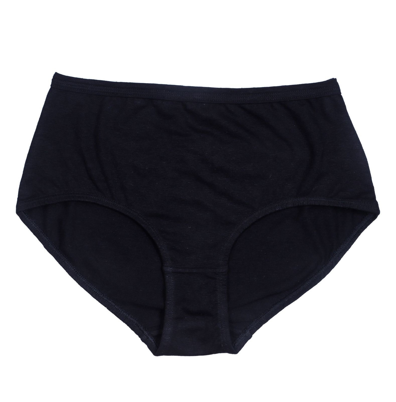 Women's Black Cotton Briefs