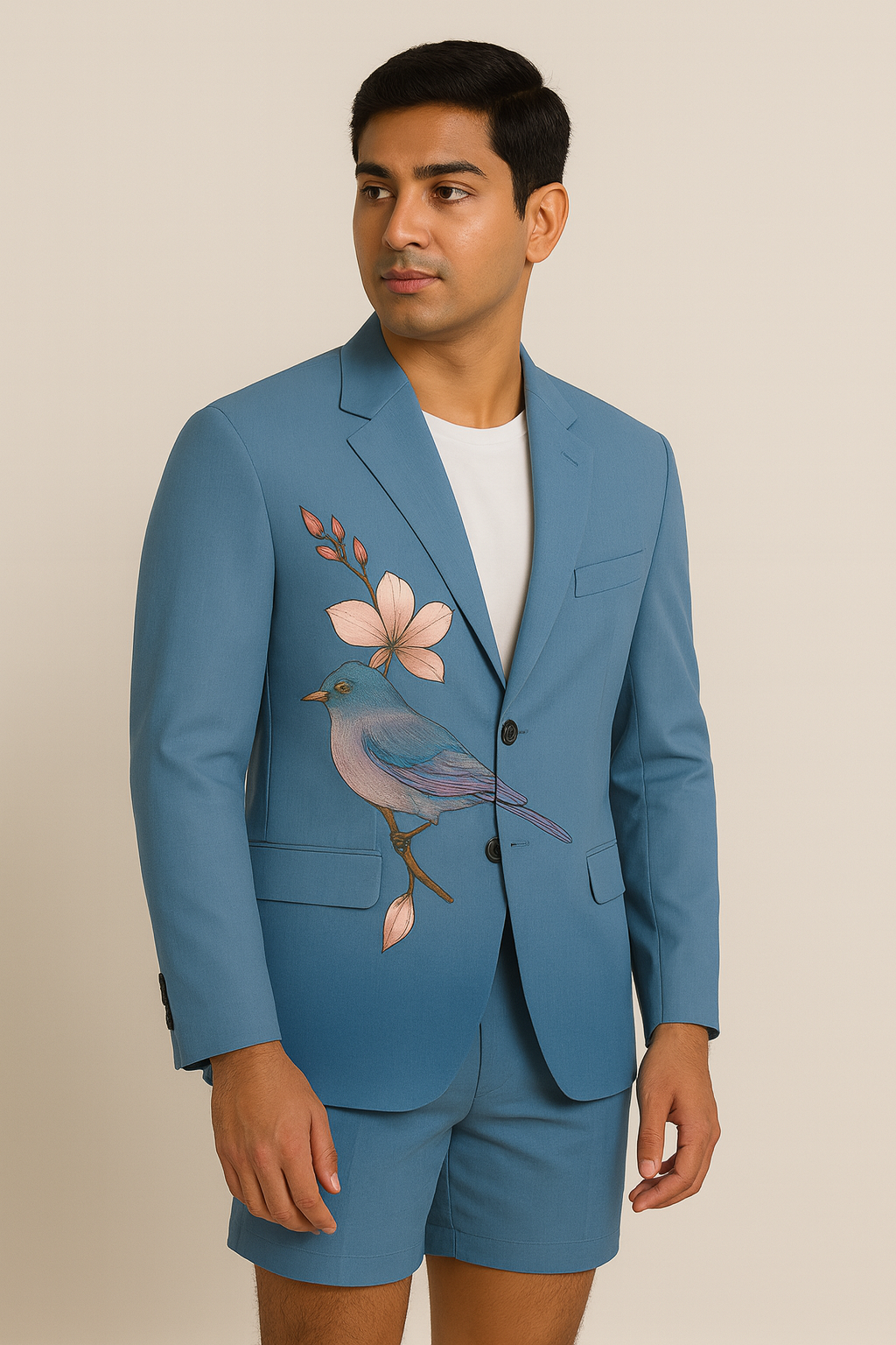 Bluebird Blossom Blazer Co-ord Set