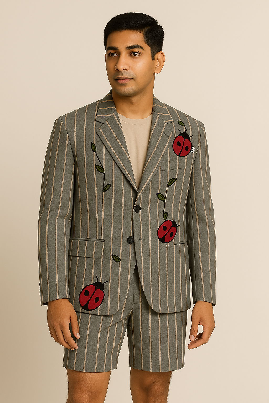Ladybug Pinstripe Tailored Co-ord Set