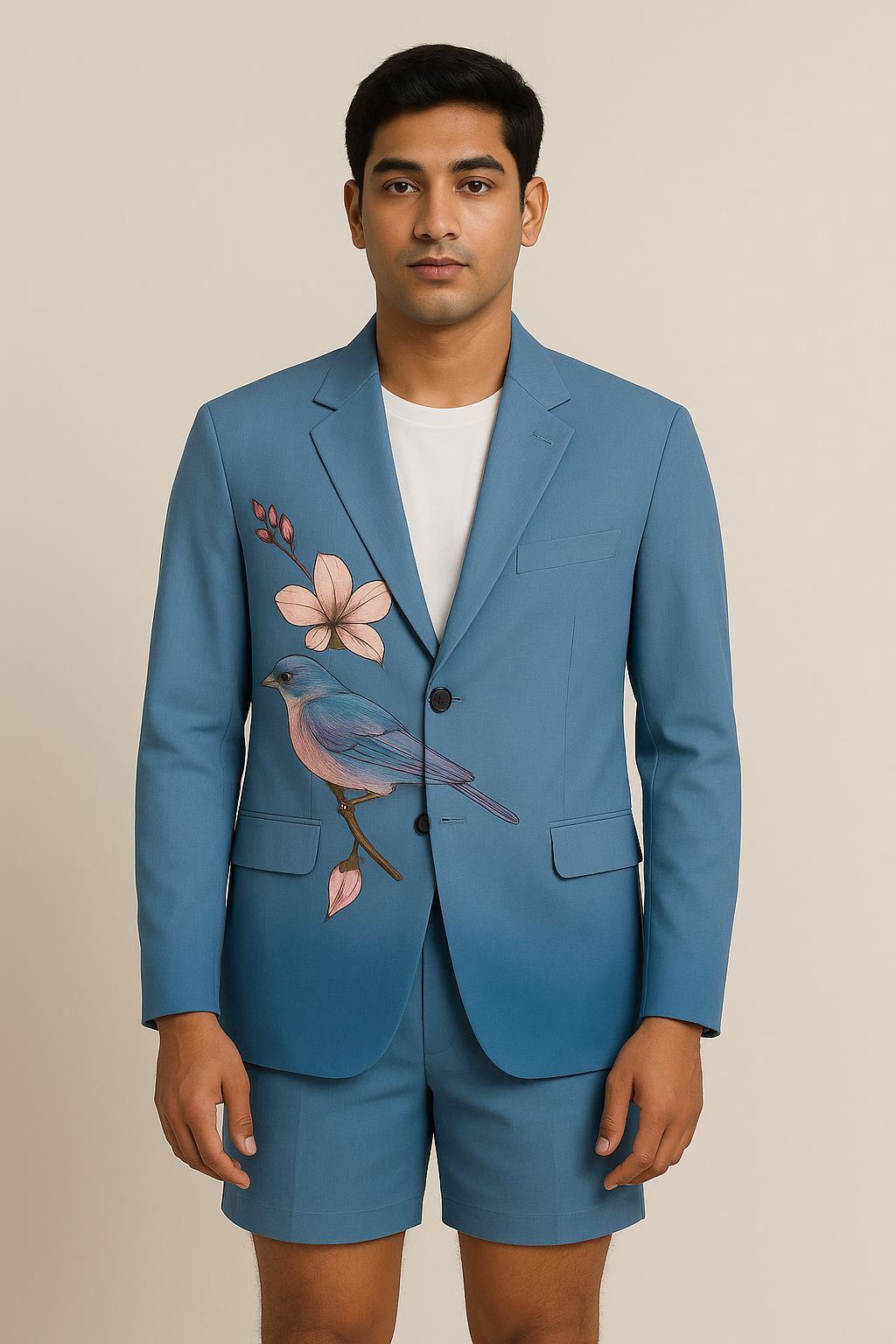 Bluebird Blossom Blazer Co-ord Set