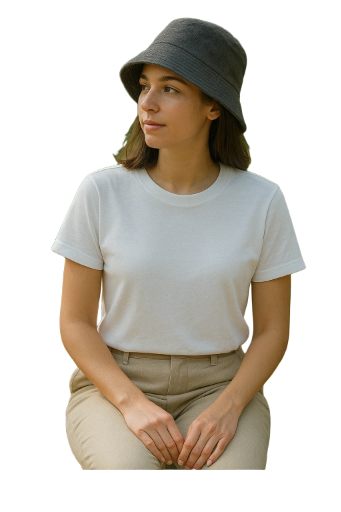 Classic White Hemp T-shirt