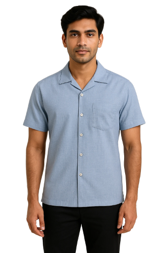 Light Blue Short Sleeve Shirt