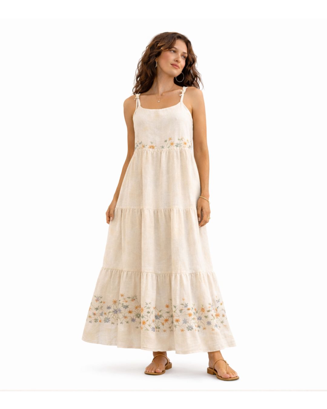 Floral Tiered Maxi Dress