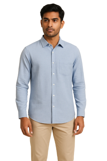 Light Blue Long Sleeve Shirt