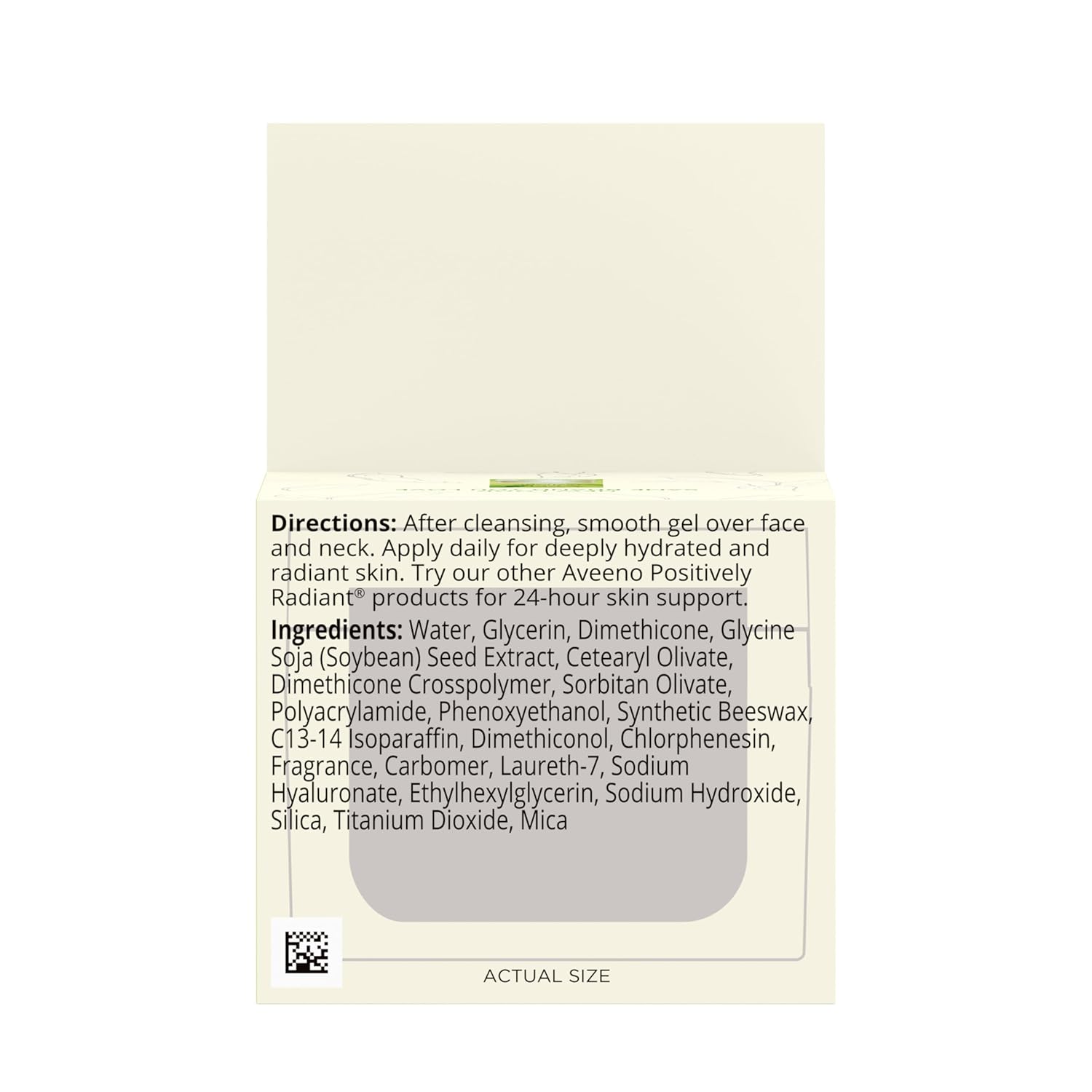 Aveeno positively radiant moisturizer