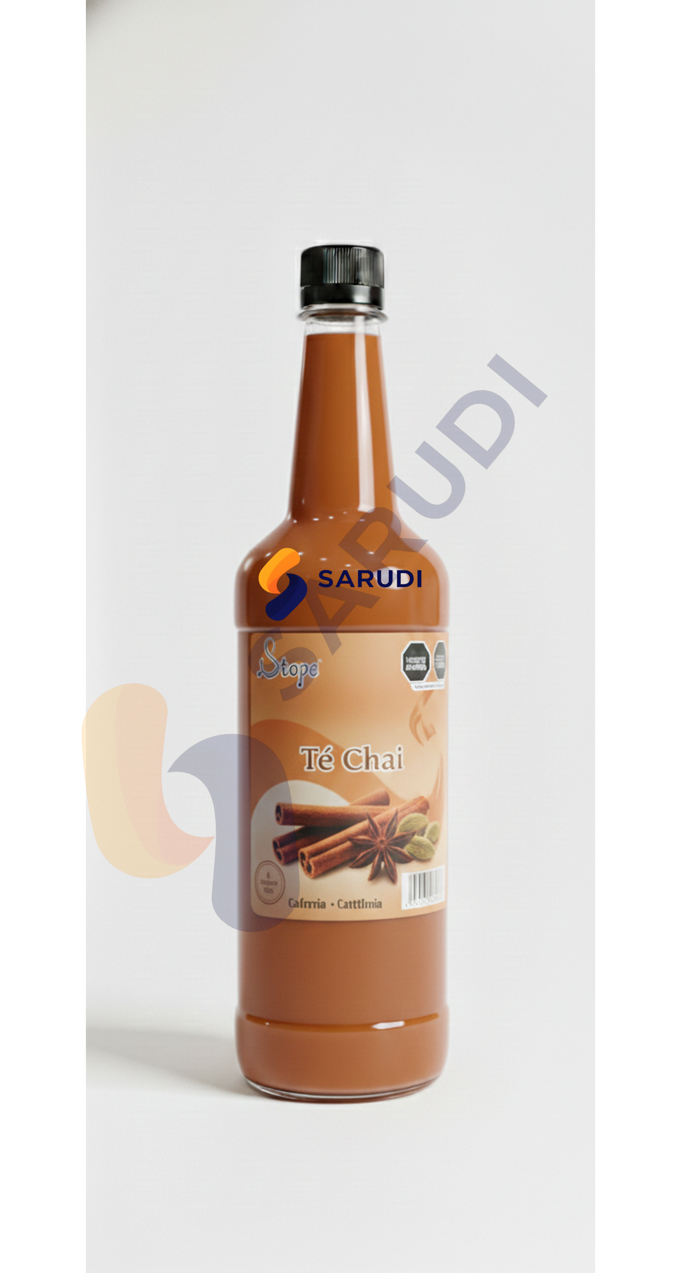 Jarabe Concentrado Sabor Té Chai SARUDI 1 Litro – Perfil Especiado Premium