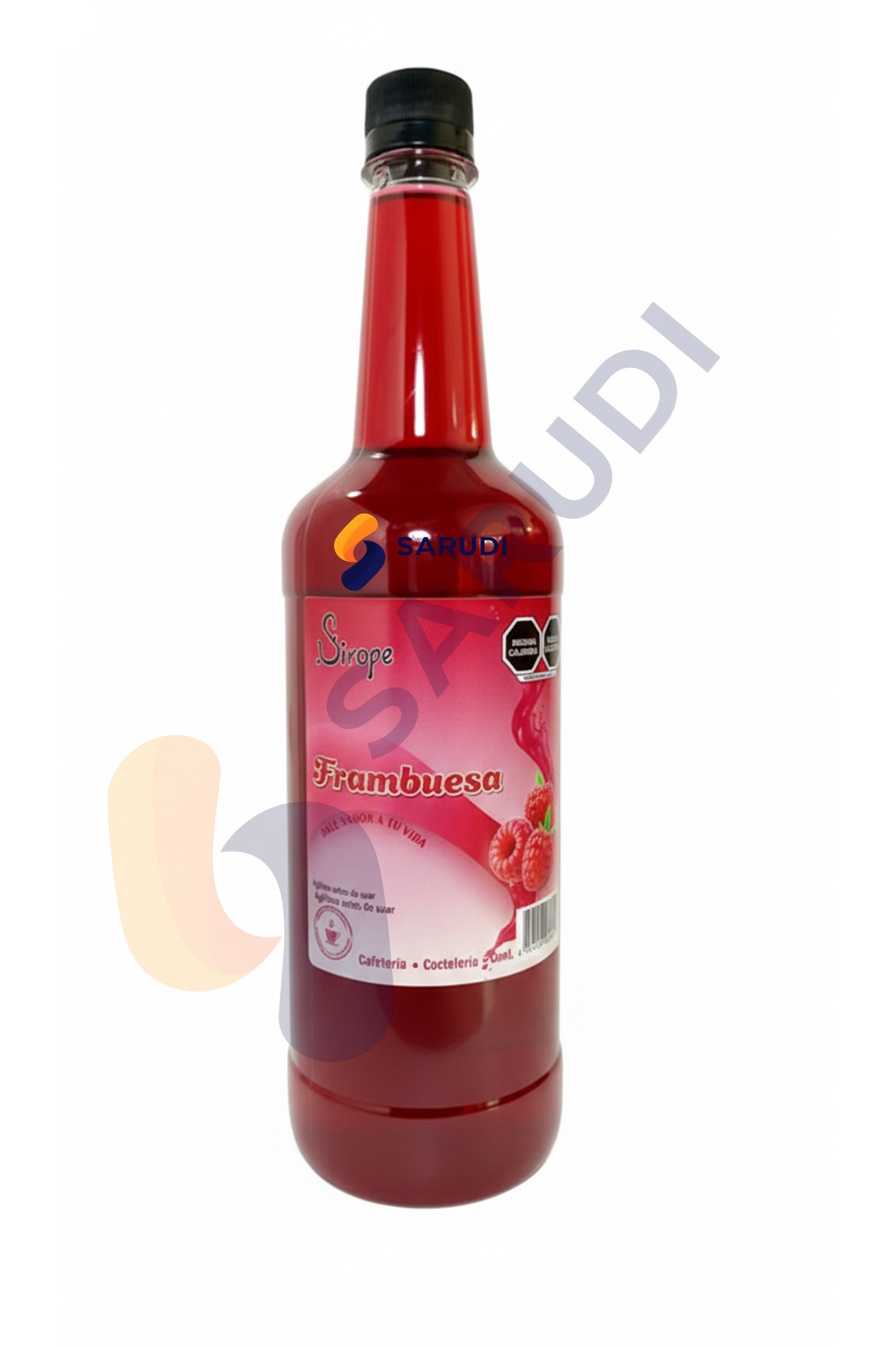 Jarabe de Frambuesa 1 Lt. – Sirope Profesional para Coctelería, Cafetería y Bebidas