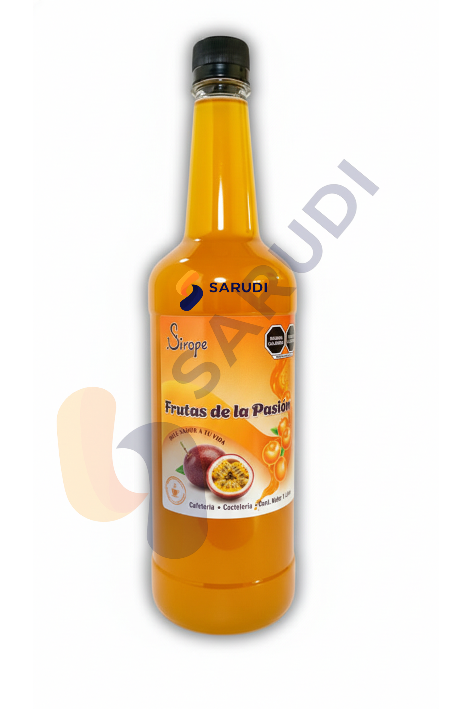 Jarabe de Frutas de la Pasión 1 Lt. – Sirope Profesional para Coctelería y Bebidas Tropicales