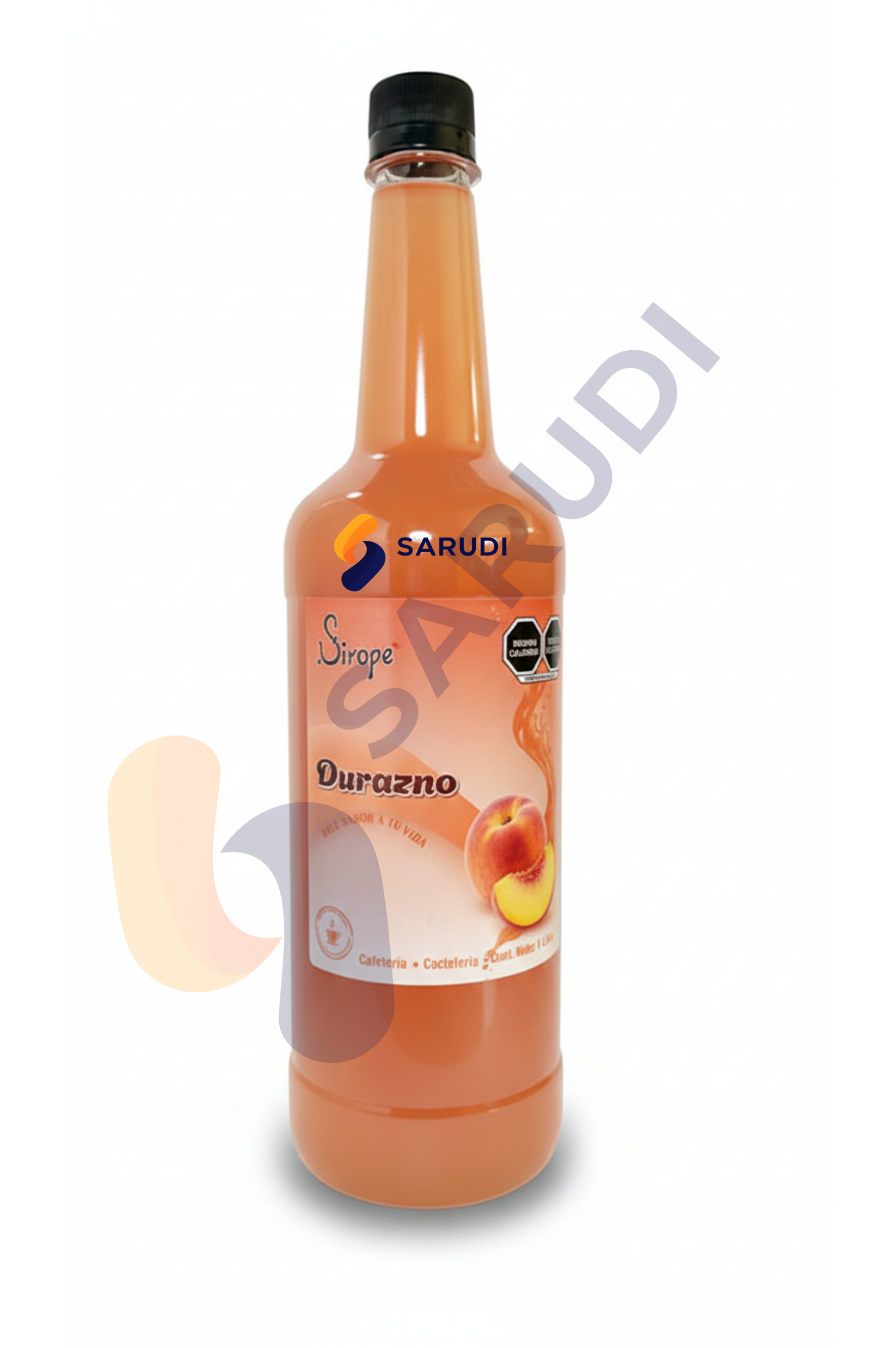 Jarabe de Durazno 1 Lt. – Sirope Profesional para Coctelería, Cafetería y Bebidas