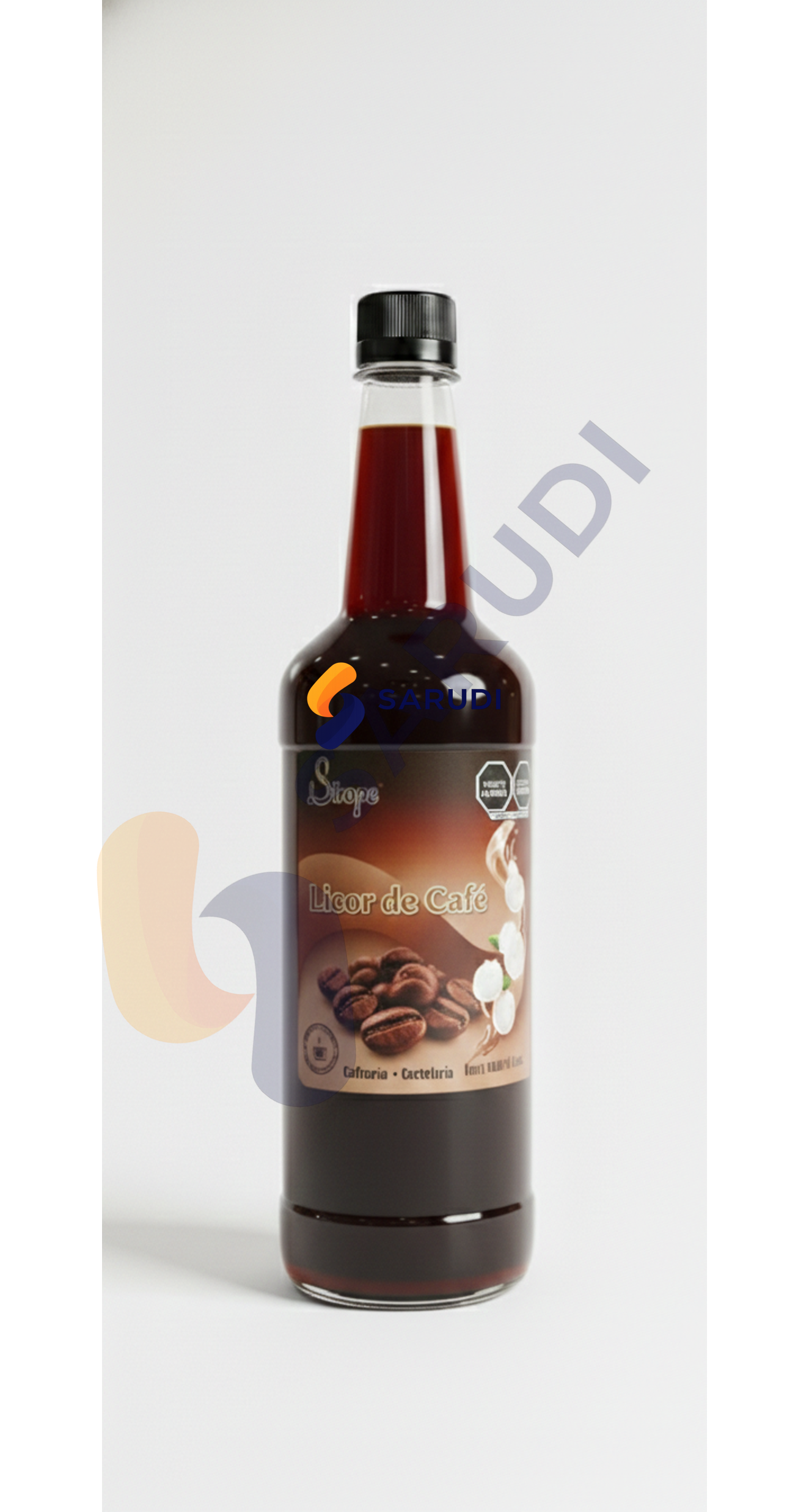 Jarabe Concentrado Sabor Licor de Café SARUDI 1 Litro – Perfil Intenso Premium
